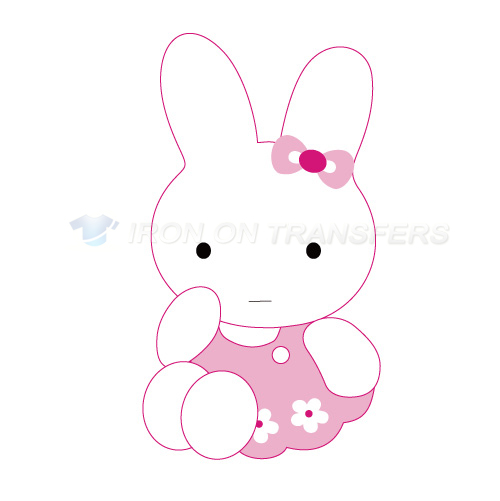 Rabbit Iron-on Stickers (Heat Transfers)NO.8954